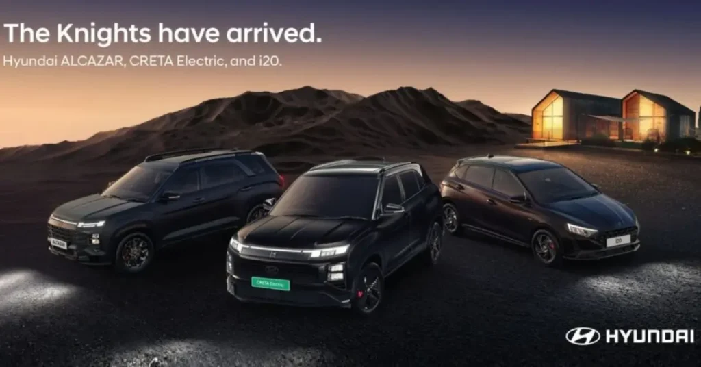 Hyundai Creta Electric, i20 & Alcazar Knight Editions